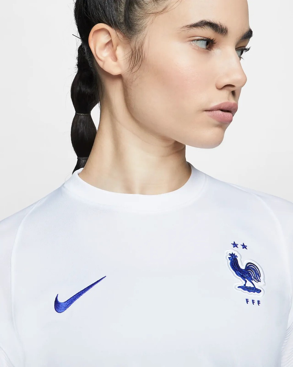 Nike 2020-2021 France Away Football Soccer T-Shirt Women Large