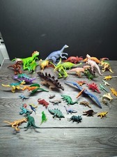 42 Pcs Unique Realistic Dinosaur Figures mini and bigger Dino Toy Assort Lot Toy