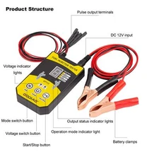 GODIAG GT113 Universal Fuel Injector Tester Cleaner + 6Pcs Adapters 8 Pulse Mode