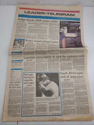 Leader Telegram Newspaper Eau Claire Wisconsin Thursday September 12 1985