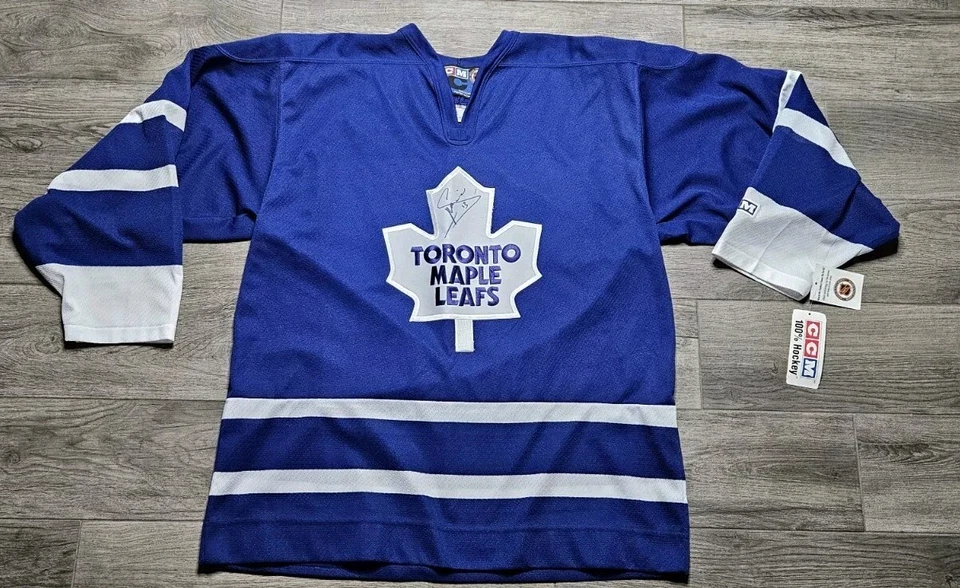 Matt Sundin Signed Toronto Maple Leafs CCM Hockey Jersey NWT Large No COA - Image 2 of 4