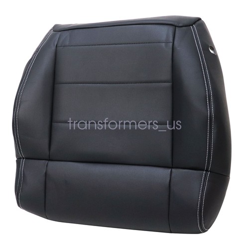 Cubierta de asiento inferior de cuero negra para conductor y pasajero Jeep Wrangler 2008-2012 - Imagen 4 de 17