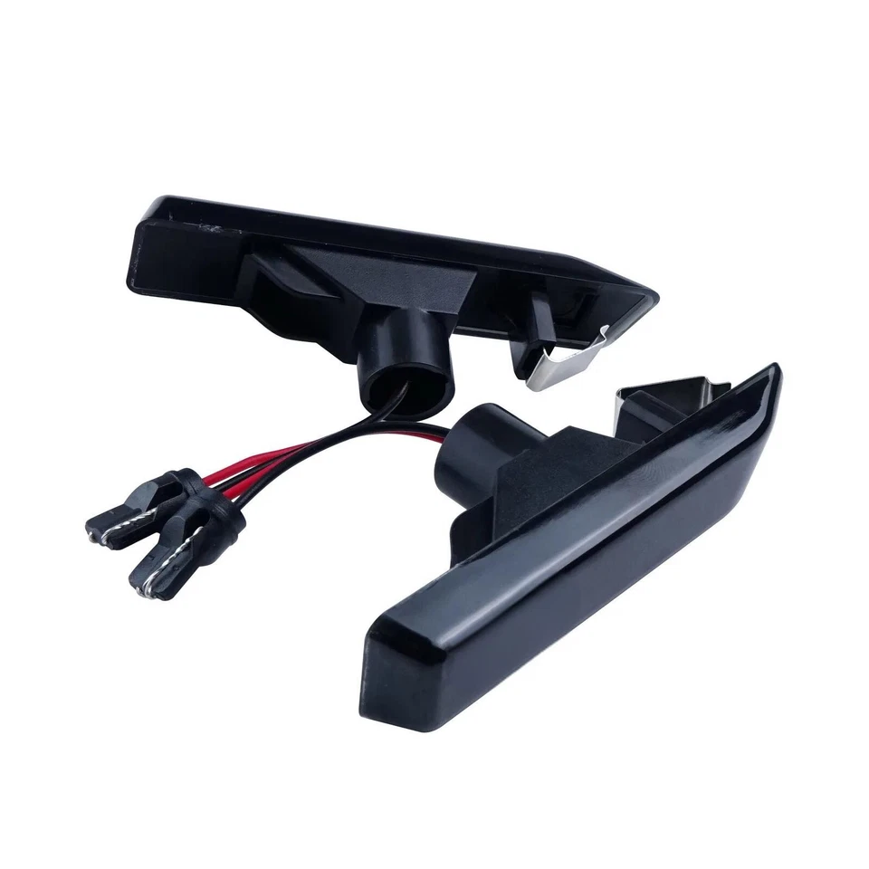 For 1999-06 BMW X5 E53 Black Lens Amber LED Turn Signal Side Marker Lights Lamp Foto 3 de 4