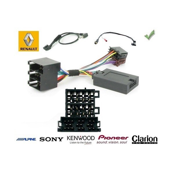 Commande au volant Megane 3 réparer boutons inactifs avec autoradio JVC