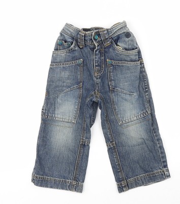 Fat Face Boys Blue Denim Straight Jeans 