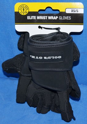 gold's gym wrist wrap glove with adjustable strap