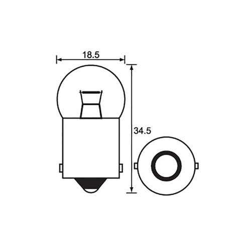 TRIUMPH AMERICA 2011-2018 INDICATOR BULBS X 4 EA FRONT & REAR STOCK INDICATORS - Picture 2 of 3