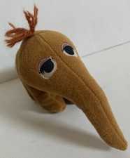 VTG 11" Sesame Street Snuffleupagus Snuffy Tyco Beans Plush Stuffed Toy 1997