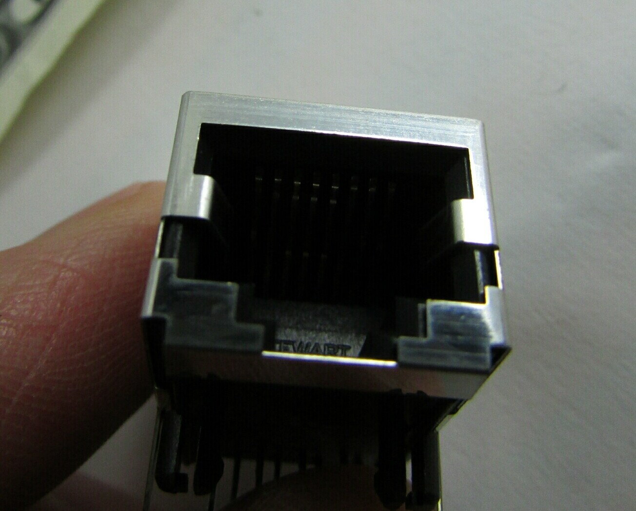 Lot 10 Stewart Female Ethernet Jacks 8p8c RJ45 90 Degree Gold Plated ...