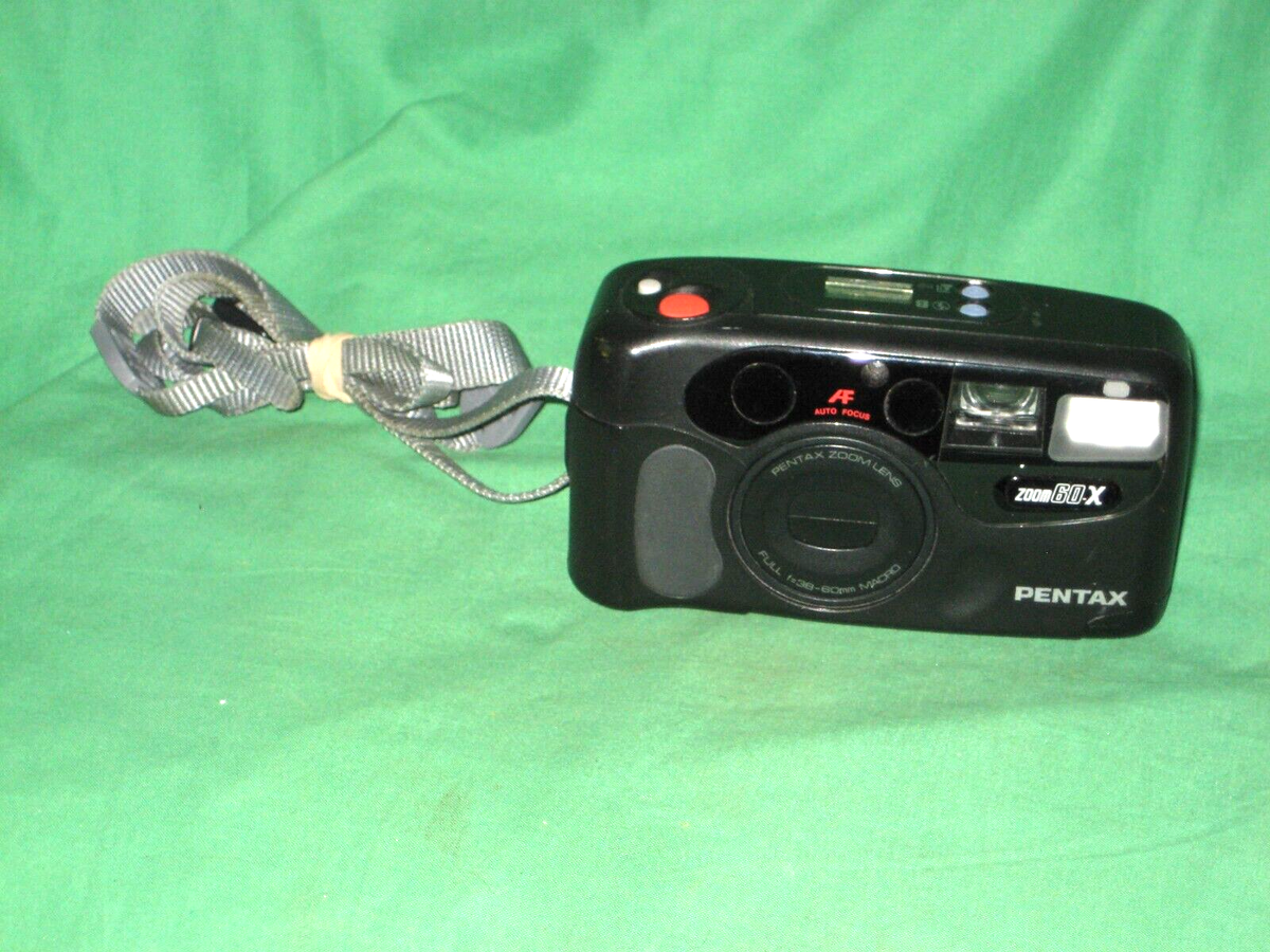 Pentax Zoom 60-X 35mm Film Camera- AF , 1=38-60mm Point & Shoot