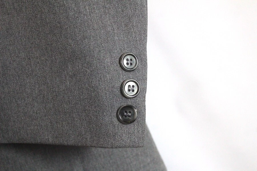 Chaqueta blazer occidental gris vintage para hombre traje deportivo abrigo vaquero rodeo EE. UU. 44 L Foto 3 de 4