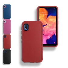 For Samsung Galaxy A01 Defender Rugged Heavy Duty Hybrid Protective Cover Case