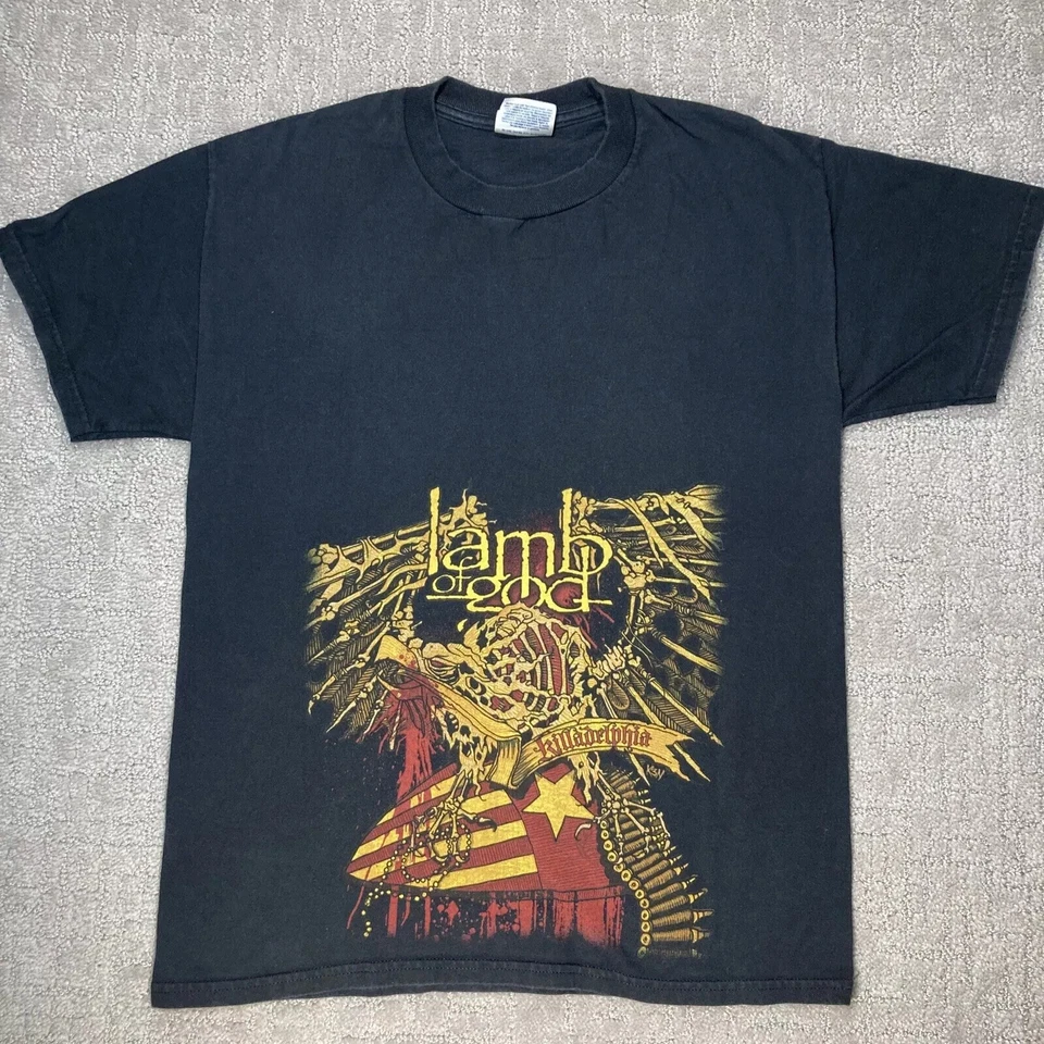 Camiseta Y2K Lamb of God Band Burn The Priest Killadelphia Talla YL Lote de 2 Foto 2 de 4