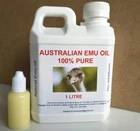 AUSTRALIAN EMU OIL 1 LITRE PLUS FREE 30ML IN DROPPER BOTTLE FREE SHIPPING,