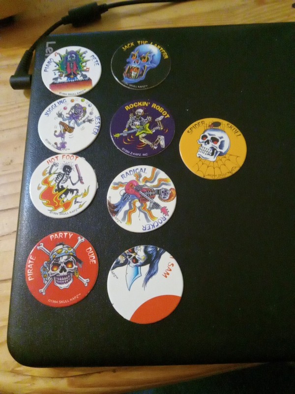 Set Of 9 Z Kapz Pogs