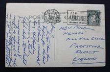 'FLY AER LINGUS', Baile Atha Cliath (Dublin) Ireland 1952 Slogan postmark on a D