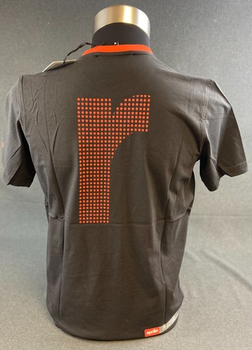 NUEVA ROPA DE HOMBRE APRILIA GENUINA CAMISETA AR NEGRA - 894304 - M - Imagen 2 de 2
