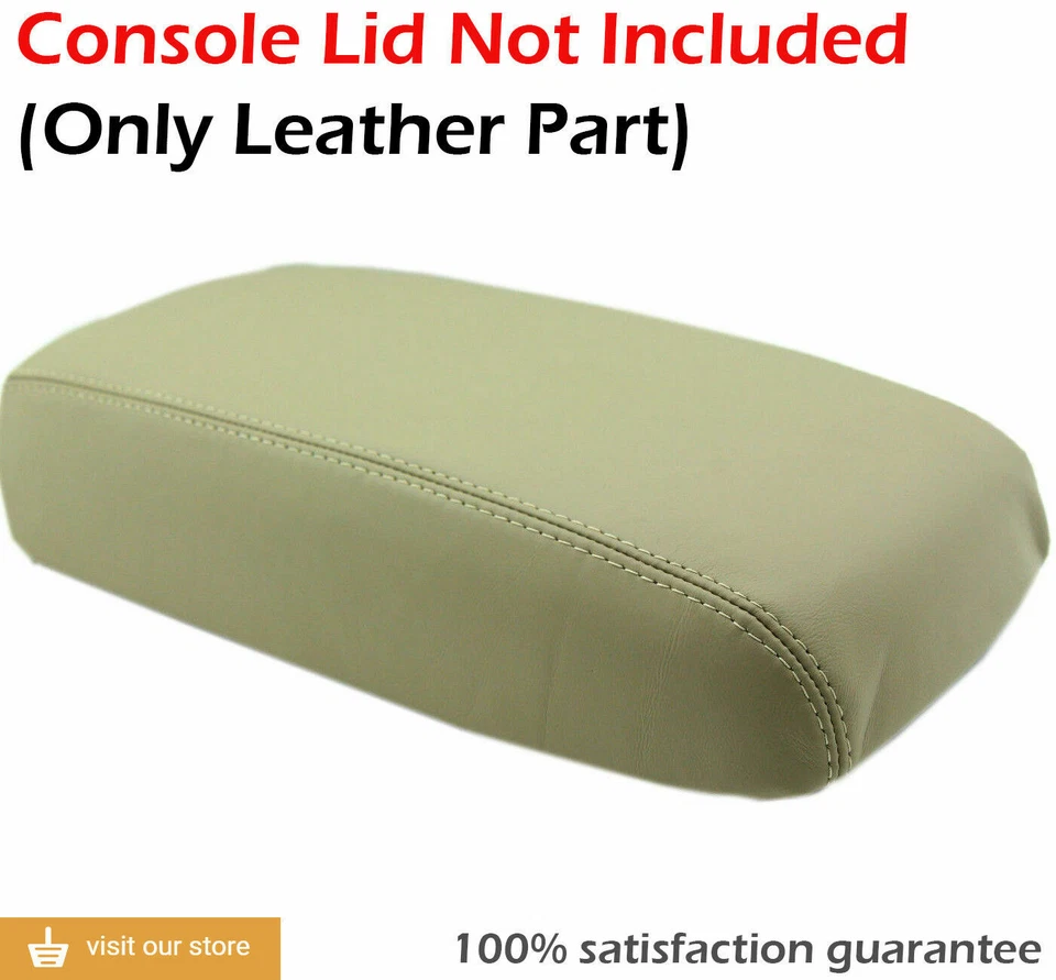 Se adapta a Nissan Murano 2009-2014 PVC cuero consola tapa reposabrazos cubierta beige Foto 2 de 4
