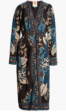 Farm Rio Blossom Tapestry Wrap Dress NWT Sz S