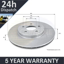 Fits Ford Mondeo 2000-2007 Jaguar X-Type 2001-2009 PV Front Brake Disc #1