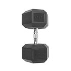 IRON HEXAGON DUMBELLS Protective Coating Single 3-120 Lbs