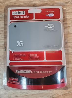 22 in 1 Card Reader USB Multi Media Card Memory Stick  Compact Flash Type I & II