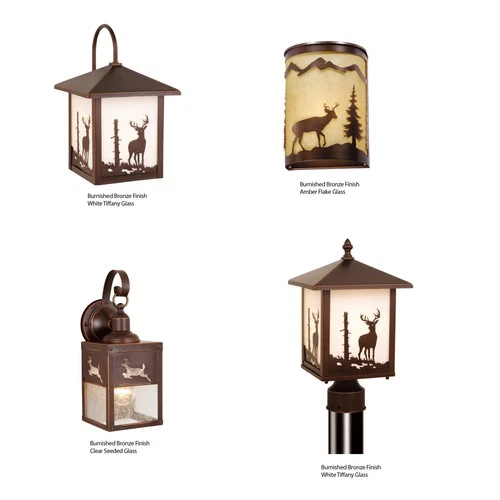 Vaxcel Lighting OW33583 Bronze Bryce 1-Light Outdoor Wall Sconce - 8 Inches Wide - Picture 2 of 12