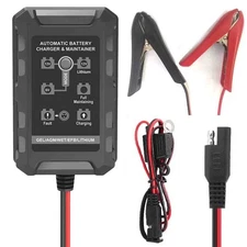 6V 10Ah Lithium Iron Phosphate Battery Charger 4 Series 12V LiFePO4 Charger US