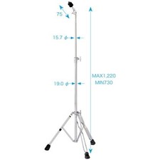 KIKUTANI Straight Cymbal Stand CS-002 (CS002) Drum Hardware