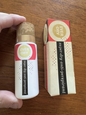 Vintage Ever Dry Anti Perspirant Deodorant 1960s NOS New Sealed In Box Beauty