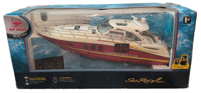 NEW Sea Ray 48 Sundancer 6785 Remote Controle RC Speed Boat New Bright NIB