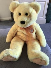 TY Beanie Buddies Collection  Beanie Baby e bear Yellow Bear Rare Retired 2001