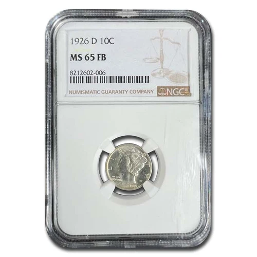 1926-D Mercury Dime MS-65 NGC (FB)