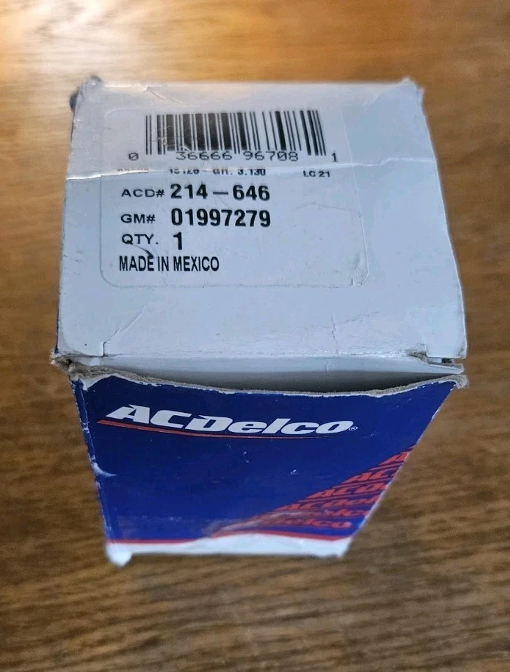 Válvula de purga de bote de vapor ACDelco 214-646 GM OE 01997279 Foto 2 de 2