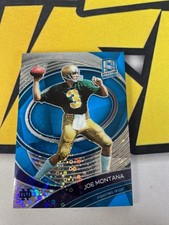 2022 Panini Chronicles Draft Picks - Spectra Joe Montana #94 Neon Blue Prizm /99