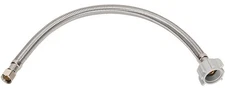 Toilet Connector,Stainless Steel,1/2 Compressionx7/8 Ballcockx12 In. - 7233-12-1