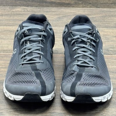 On Cloud Mens 13 Gray Black Athletic Sneakers Running Training Gym Lightweight Men main image 4
