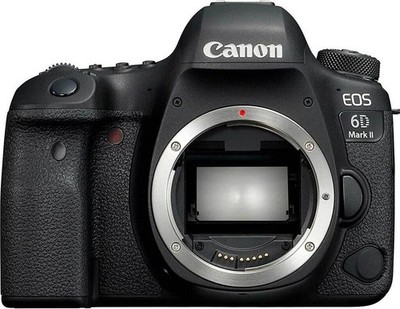 Canon EOS 6D Mark II Body DSLR Vollformat 26,2 MP WLAN GPS Schwarz in OVP