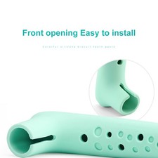 2PCS Kids Silicone Door Knob Covers Safety Protection Light Green