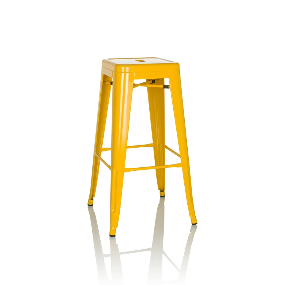 Barhocker Tresenhocker Hocker Barstuhl Metall Industrial hoch stabil Bar Küche - Bild 4 von 4