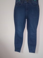 Women's Carhartt Blue Jeans Size 10 Reg 5-pocket Excellent Condition Casual...