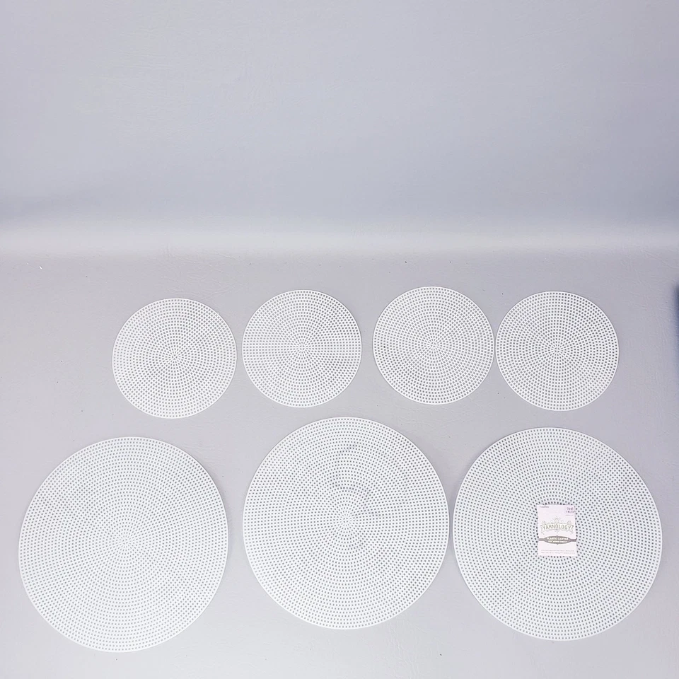 Lot of 17 Quick Count Plastic Canvas Sheets 7 Mesh 10.5" x 13.5" Multicolor - Image 2 of 4