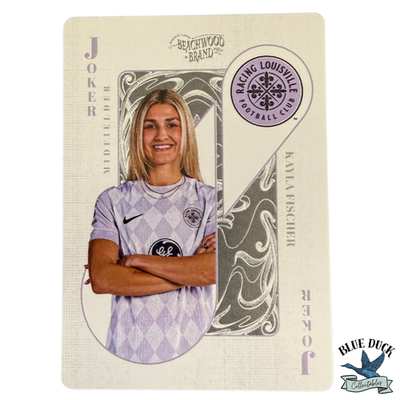 #ad #ad 2025 Parkside Beachwood NWSL Kayla Fischer Playing Card Orlando Pride $3.99