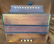 Hohner Marca Registrada 1 Row 4 Bass 10 Button Diatonic Accordion
