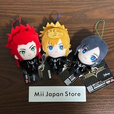 Kingdom Hearts Roxas Xion Axel Muñeco de Peluche Conjunto de 3 Namco Limited Nuevo JAPÓN