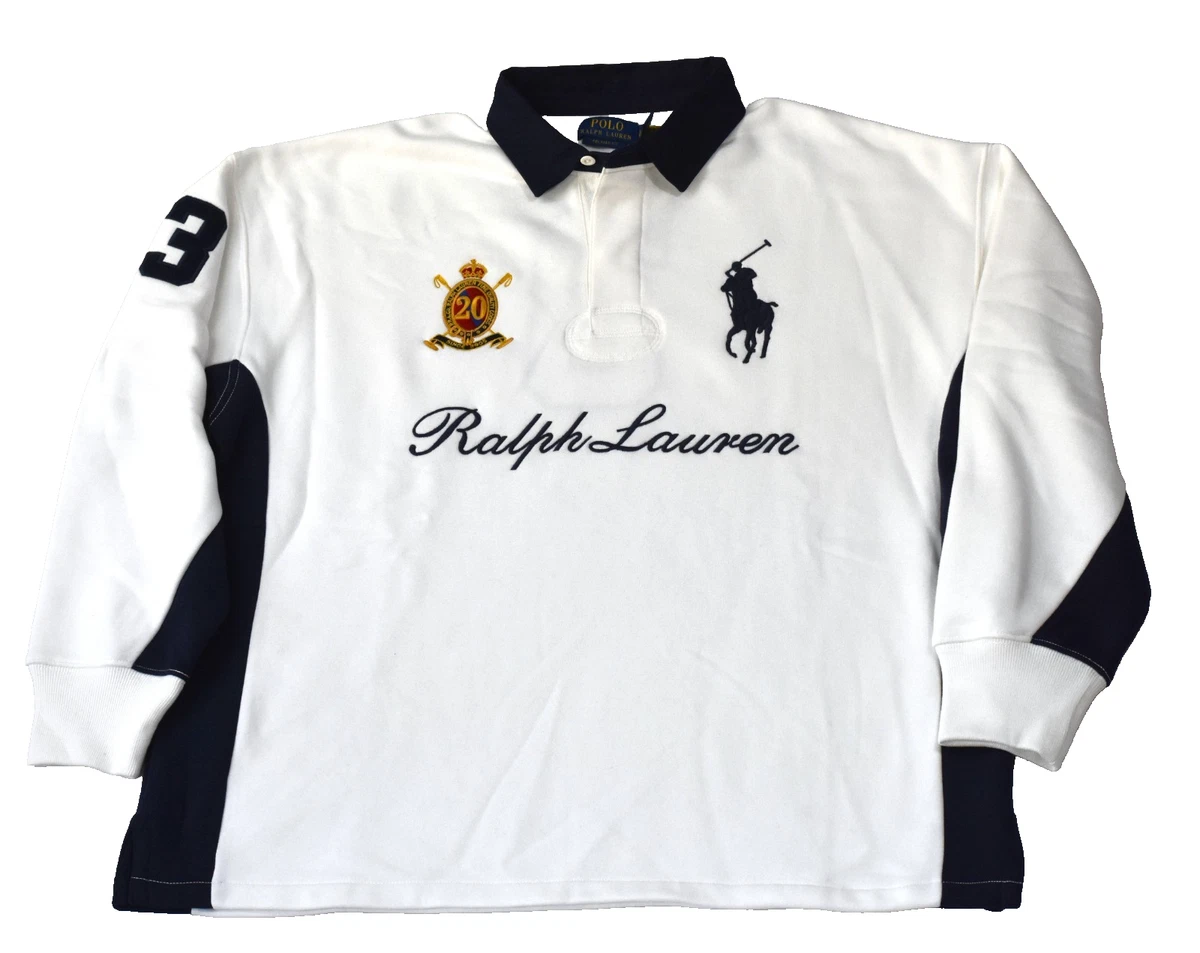 Polo Ralph Lauren Big Pony 20th Anniversary White Fleece
