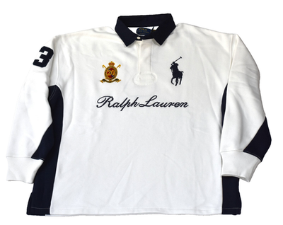 Polo Ralph Lauren Big Pony 20th Anniversary White Fleece