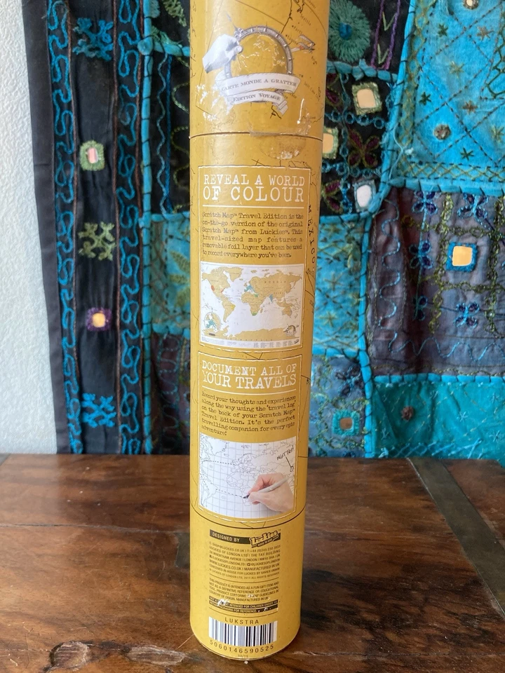 Scratchables Scratch World Map Travel Edition  16.5 x 11.5 in - Image 4 of 4