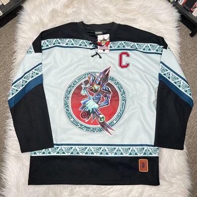 YUGIOH DARK MAGICIAN HOCKEY JERSEY YU GI OH ANIME SHIRT YUGI 96