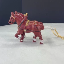 Vintage Cast Iron Budweiser Beer Horse with Chains Replacement Parts